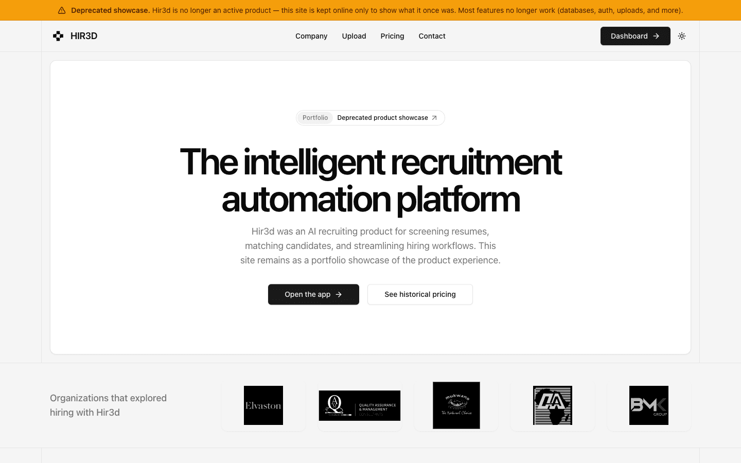 Preview of Marketing site