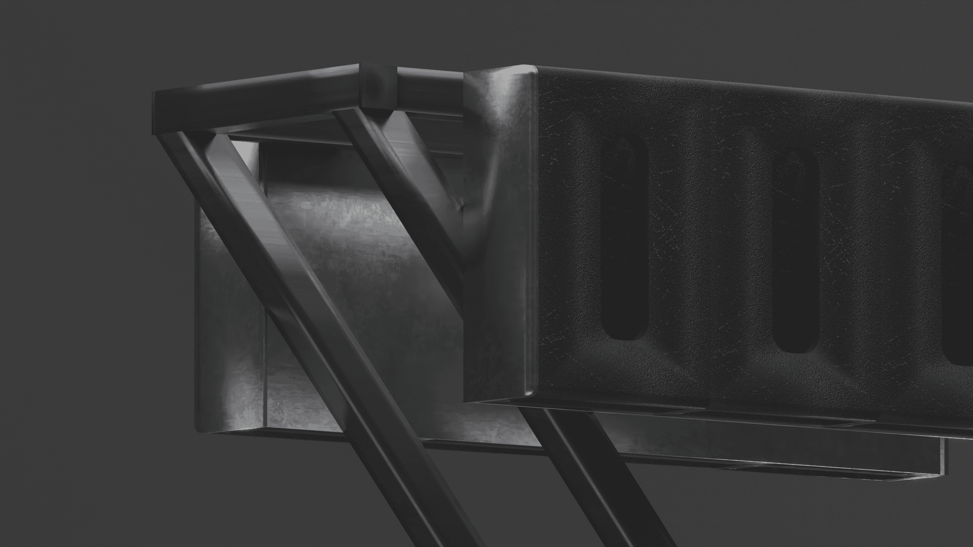 Ski Bike Rack Project - 3D Render