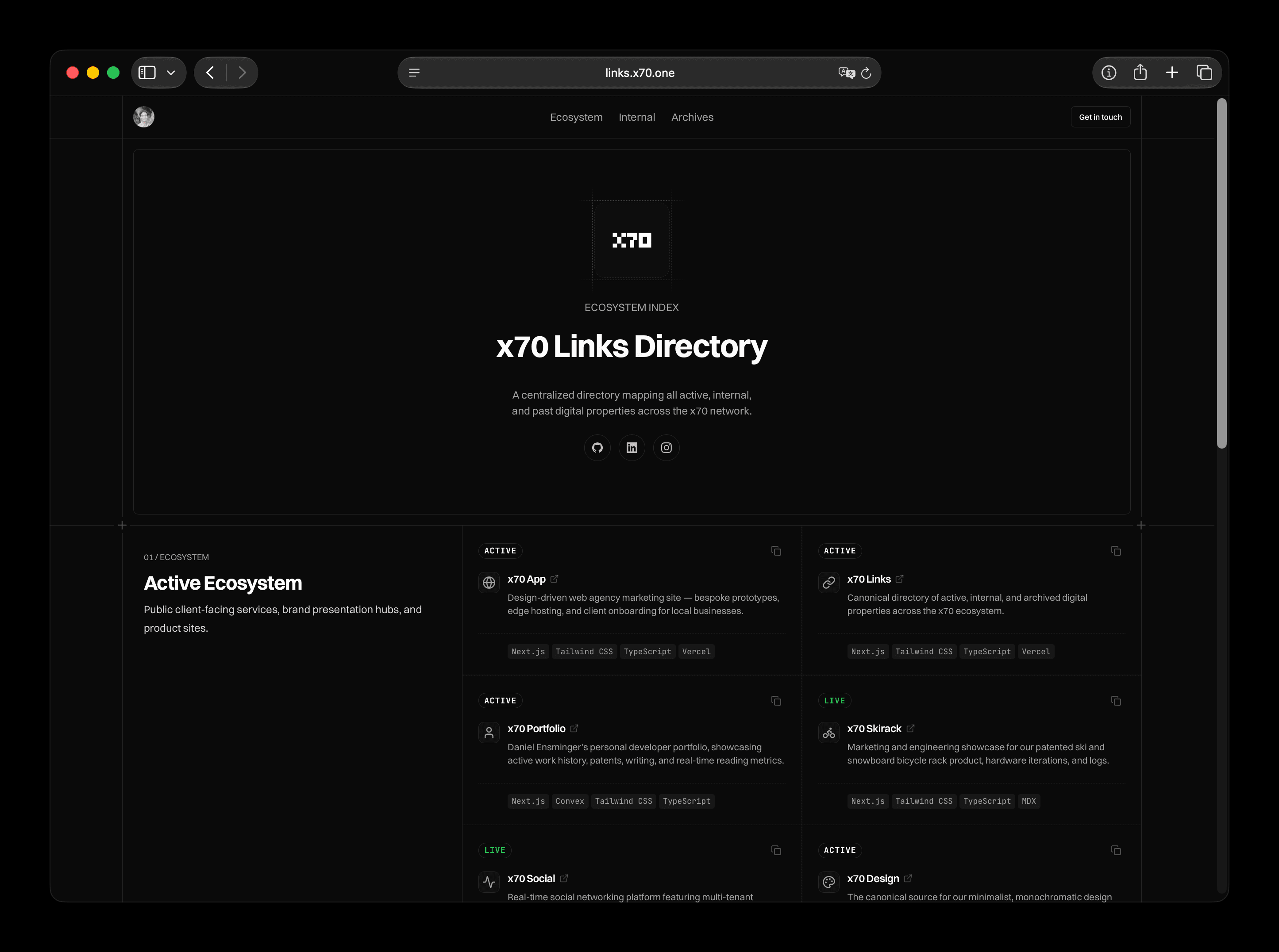 Preview of Links