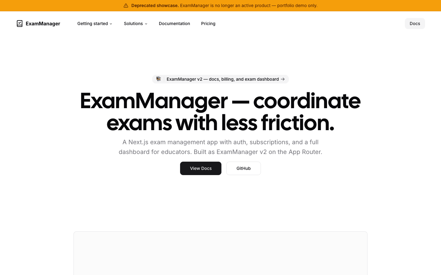 Preview of ExamManager v2